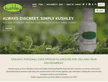 Tablet Screenshot of kushley.com